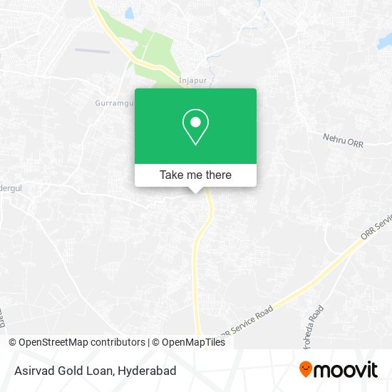 Asirvad Gold Loan map