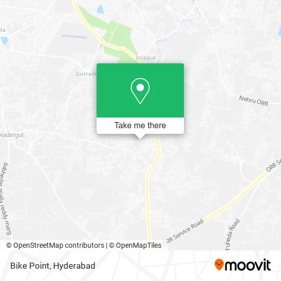 Bike Point map