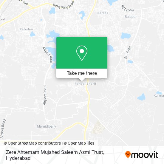 Zere Ahtemam Mujahed Saleem Azmi Trust map