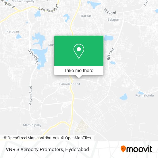VNR S Aerocity Promoters map