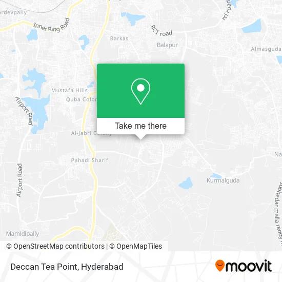 Deccan Tea Point map