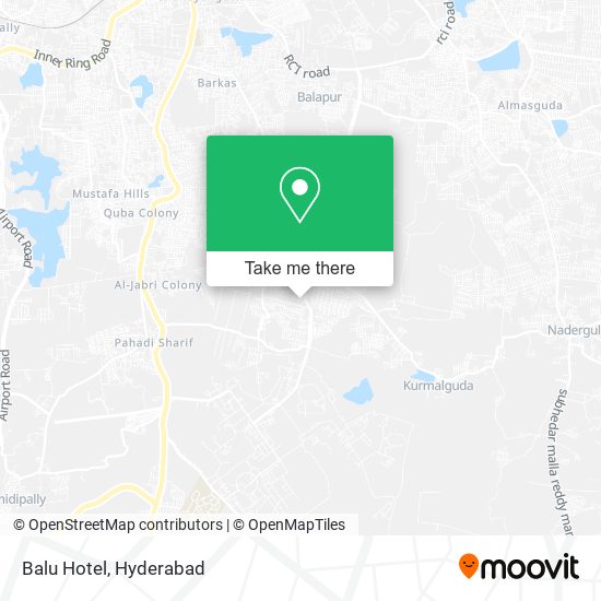 Balu Hotel map