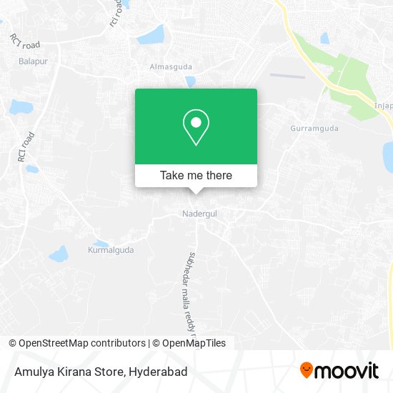 Amulya Kirana Store map