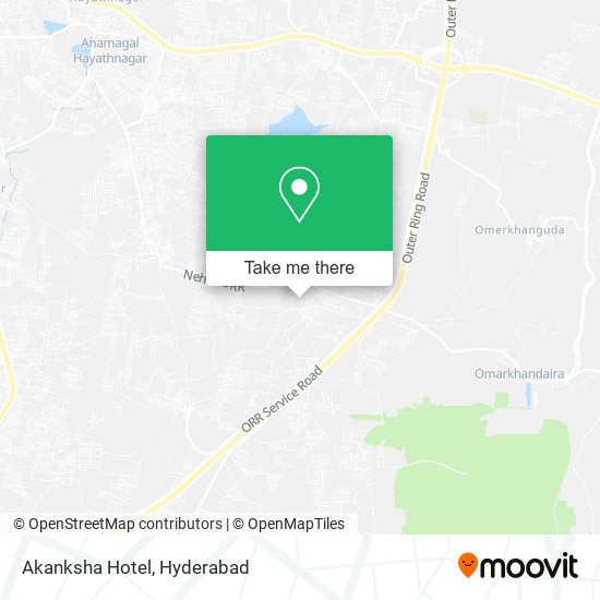 Akanksha Hotel map