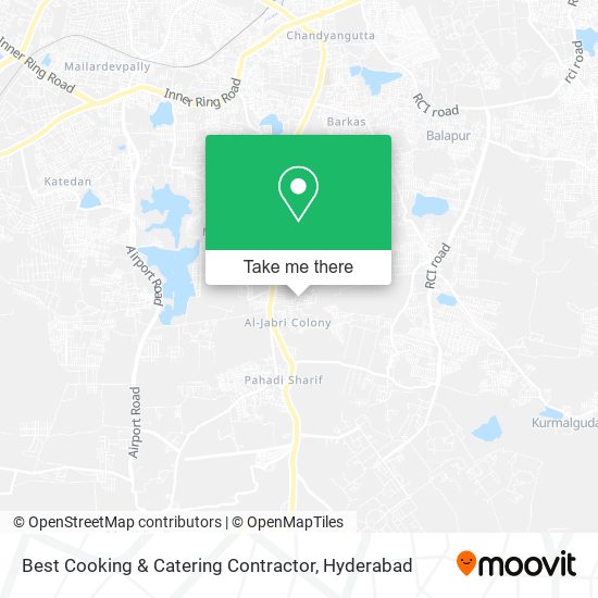 Best Cooking & Catering Contractor map