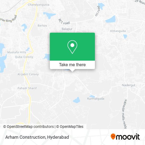 Arham Construction map