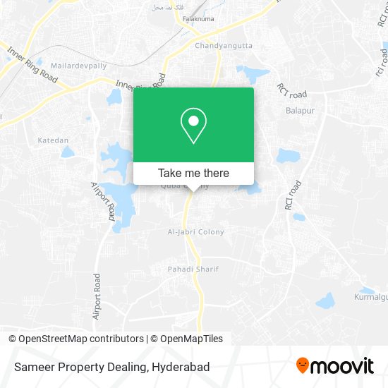 Sameer Property Dealing map