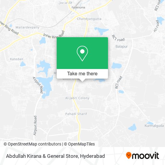 Abdullah Kirana & General Store map