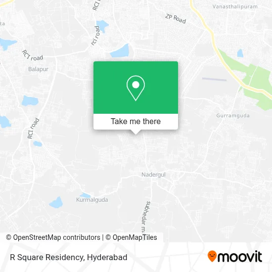 R Square Residency map