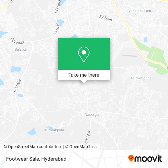 Footwear Sale map