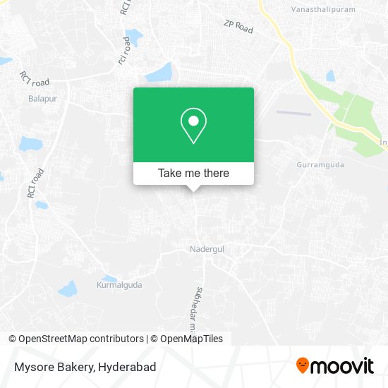 Mysore Bakery map