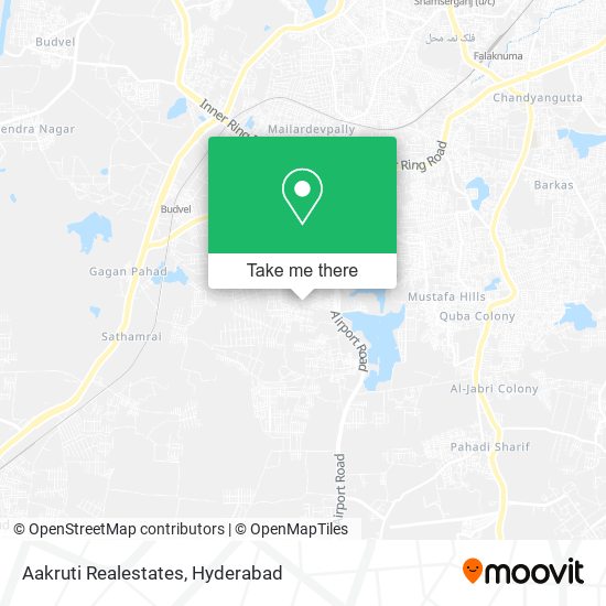 Aakruti Realestates map