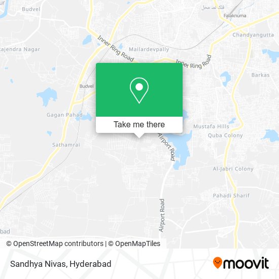 Sandhya Nivas map
