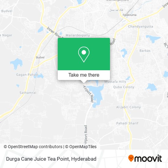 Durga Cane Juice Tea Point map