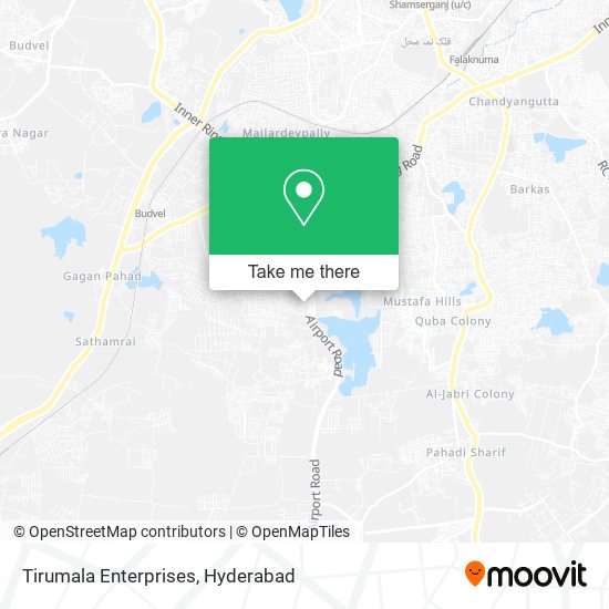 Tirumala Enterprises map