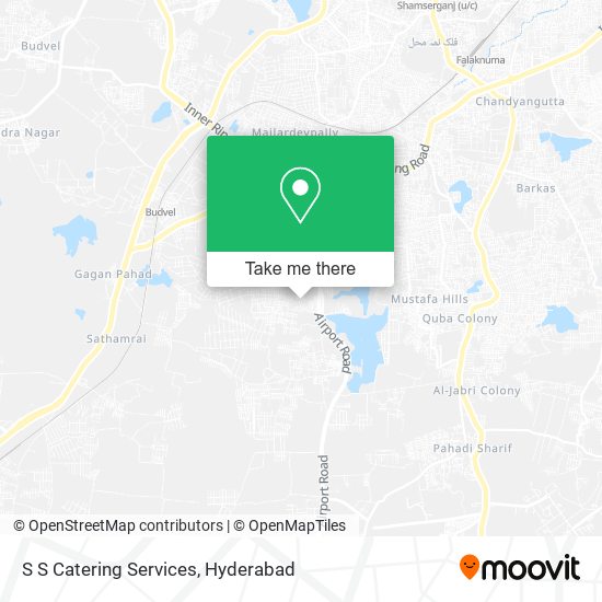 S S Catering Services map