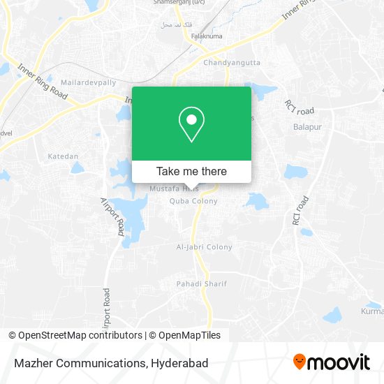Mazher Communications map
