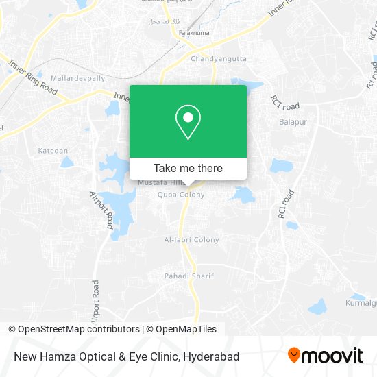 New Hamza Optical & Eye Clinic map