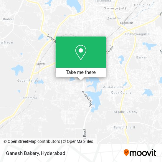 Ganesh Bakery map