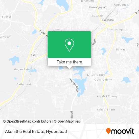 Akshitha Real Estate map
