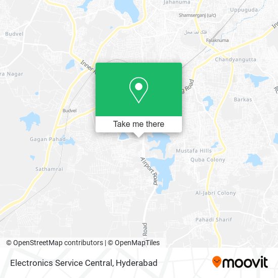 Electronics Service Central map