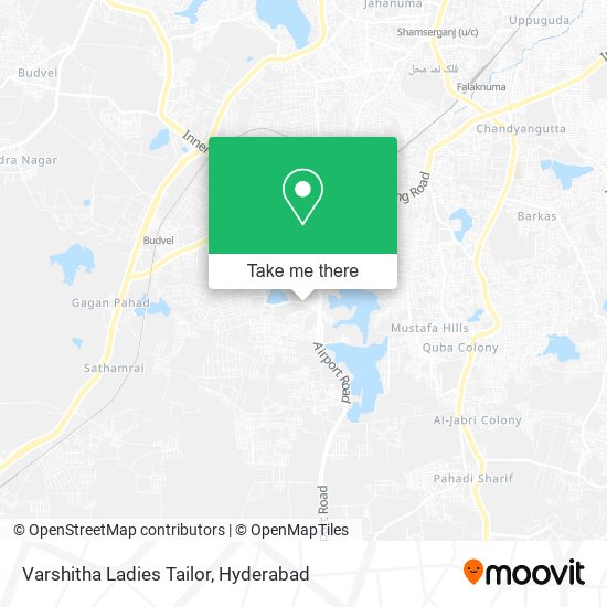 Varshitha Ladies Tailor map