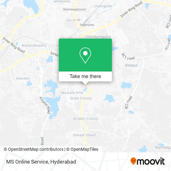 MS Online Service map