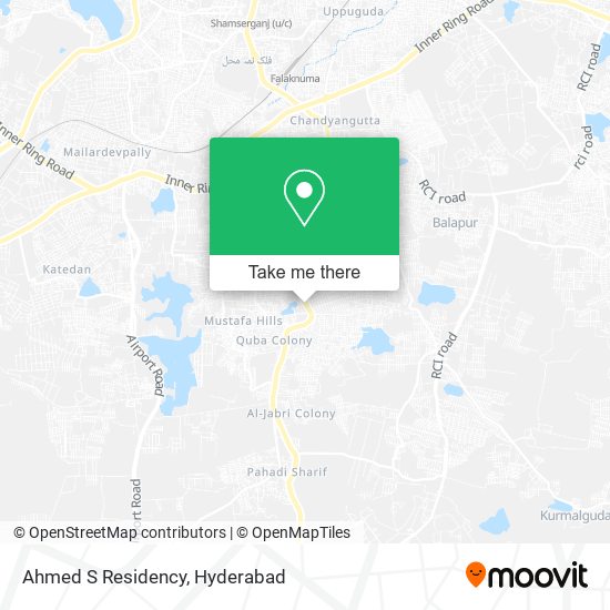 Ahmed S Residency map