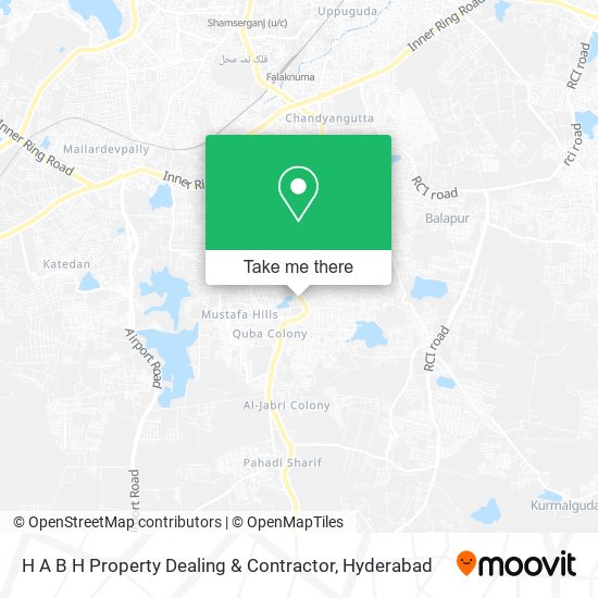 H A B H Property Dealing & Contractor map