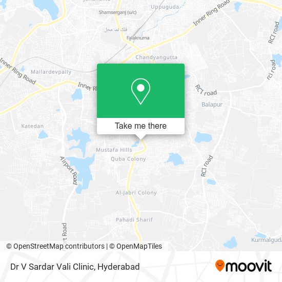 Dr V Sardar Vali Clinic map