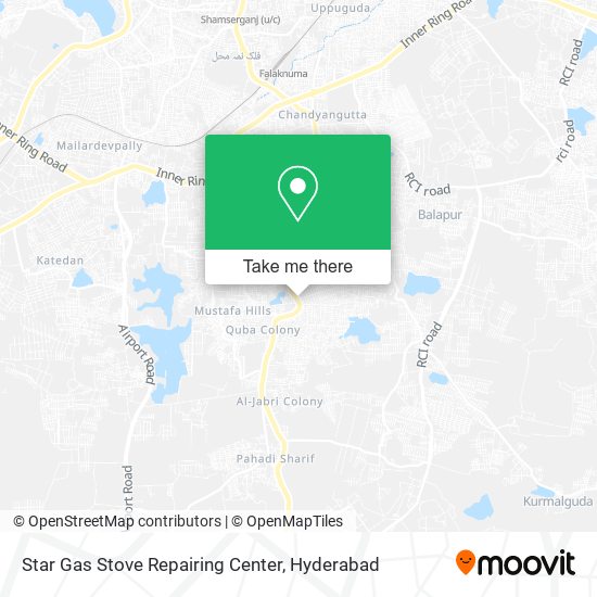 Star Gas Stove Repairing Center map