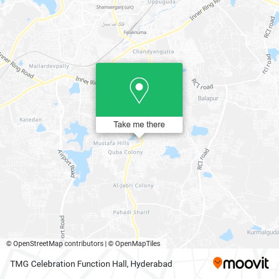 TMG Celebration Function Hall map