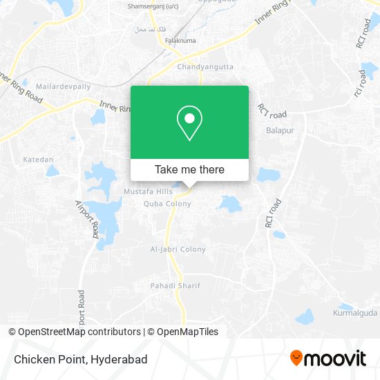 Chicken Point map
