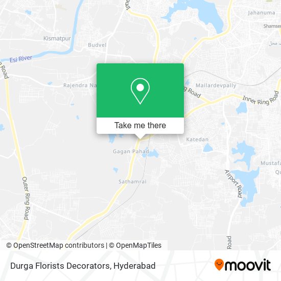 Durga Florists Decorators map