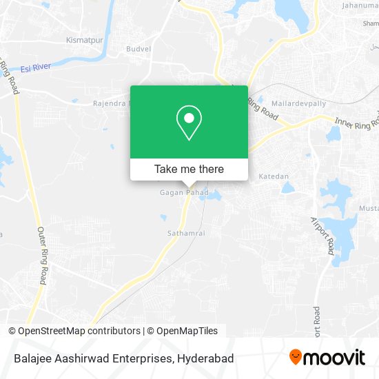 Balajee Aashirwad Enterprises map