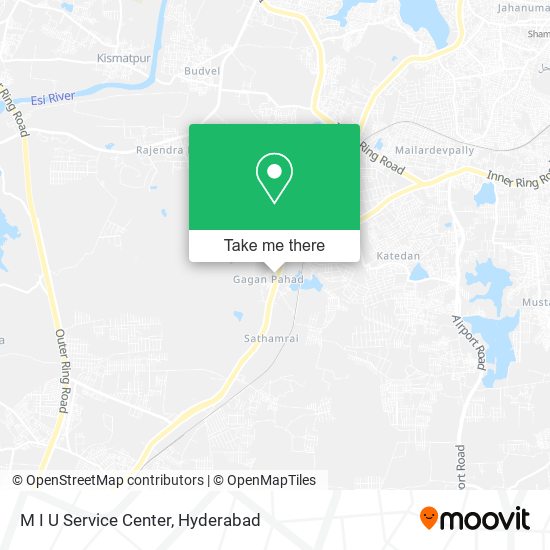 M I U Service Center map