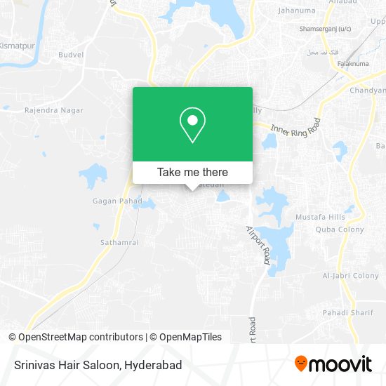 Srinivas Hair Saloon map