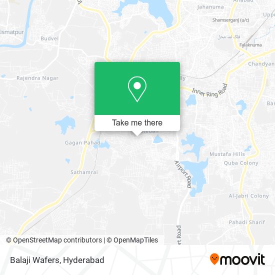 Balaji Wafers map