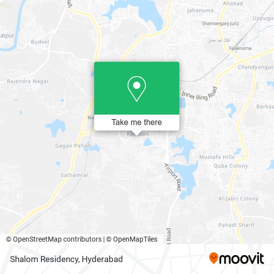 Shalom Residency map