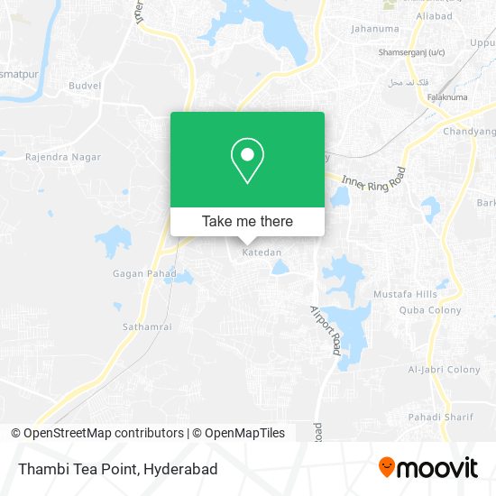 Thambi Tea Point map