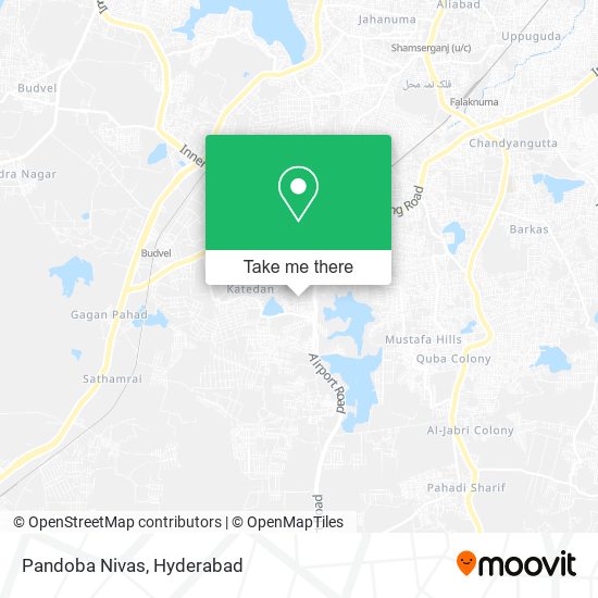 Pandoba Nivas map