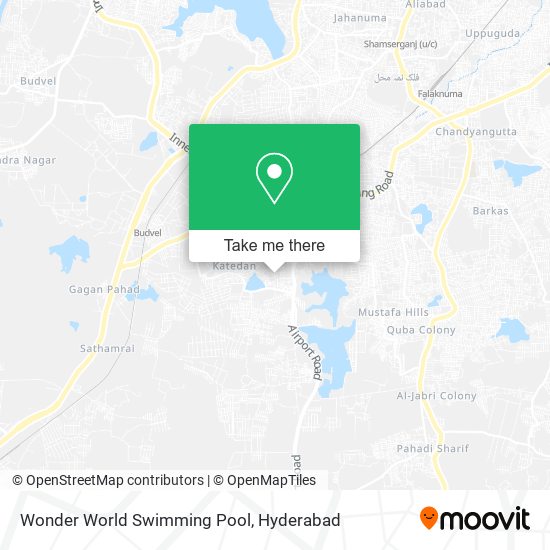 Wonder World Swimming Pool map