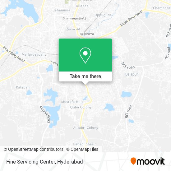 Fine Servicing Center map