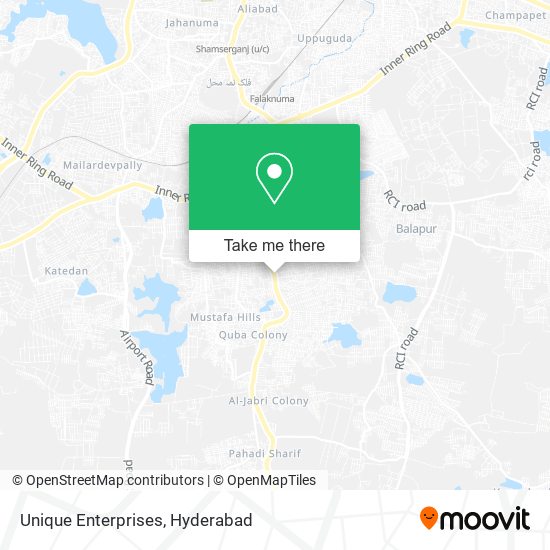 Unique Enterprises map