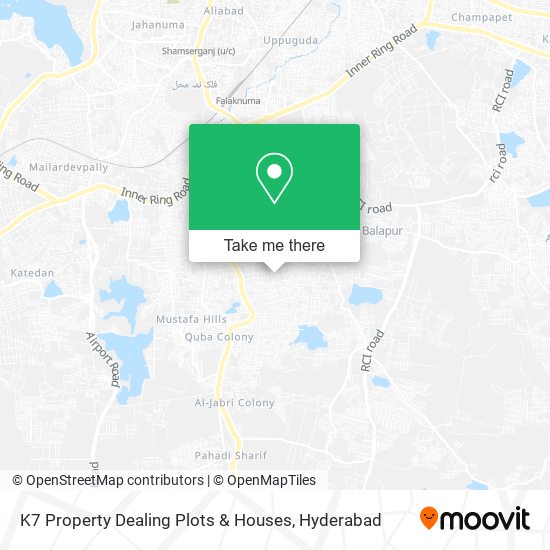 K7 Property Dealing Plots & Houses map