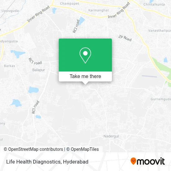Life Health Diagnostics map
