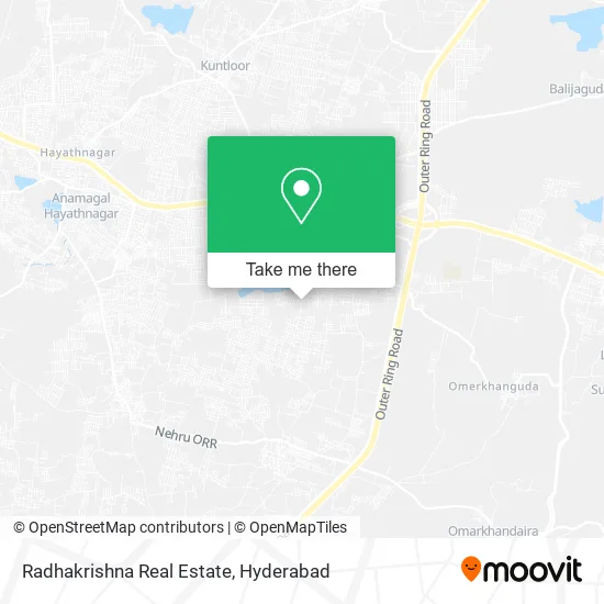 Radhakrishna Real Estate map