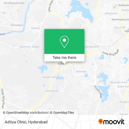 Aditya Clinic map
