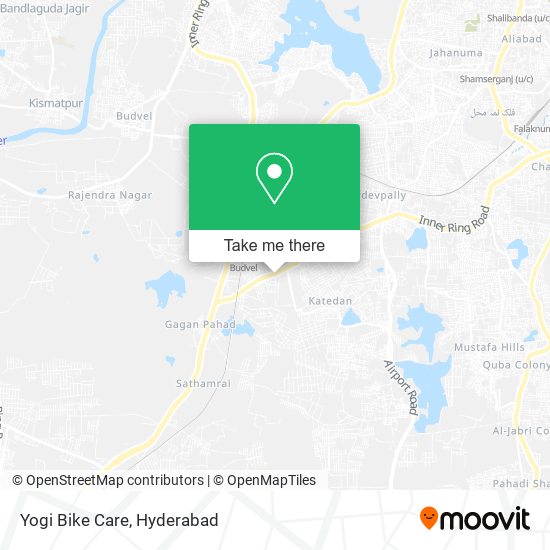 Yogi Bike Care map