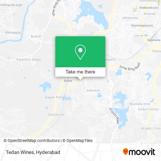 Tedan Wines map